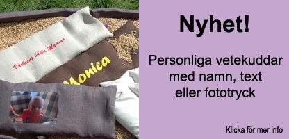 Vetekuddar med eget tryck och egna bilder